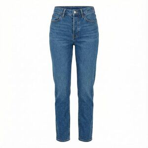 Something Navy High-Waist Straight Jean